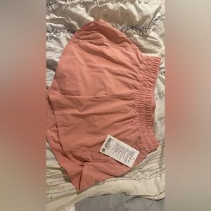Light pink size 10 NWT track that MR short 5” lined